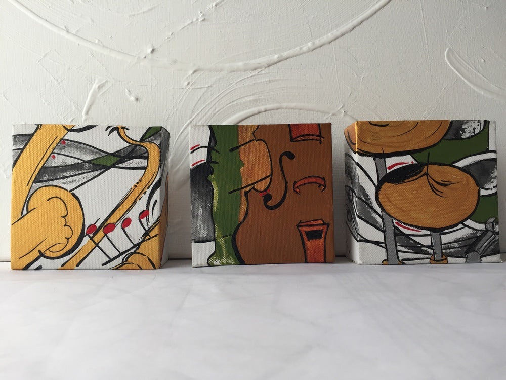 Bits 'n Pieces Canvas Series | Sienna Instruments, Triptych