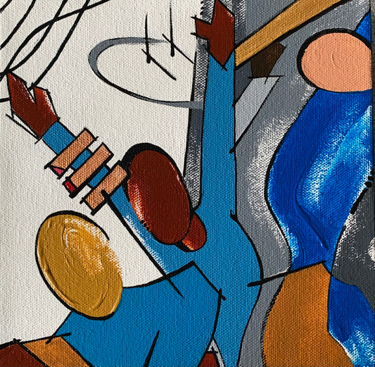 Bits 'n Pieces on Canvas Series | Singin' the Blues